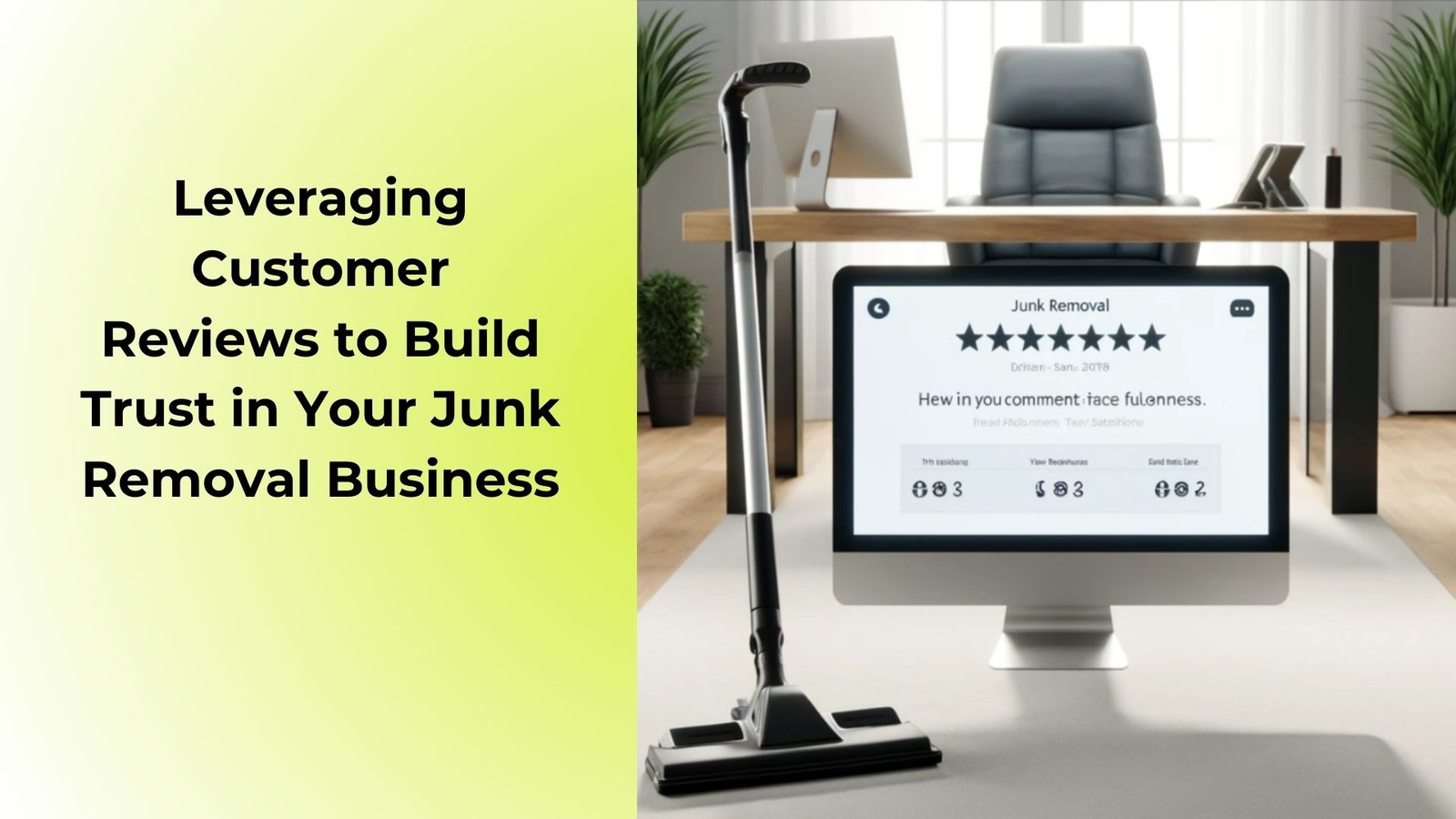 Leveraging Customer Reviews to Build Trust in Your Junk Removal Business