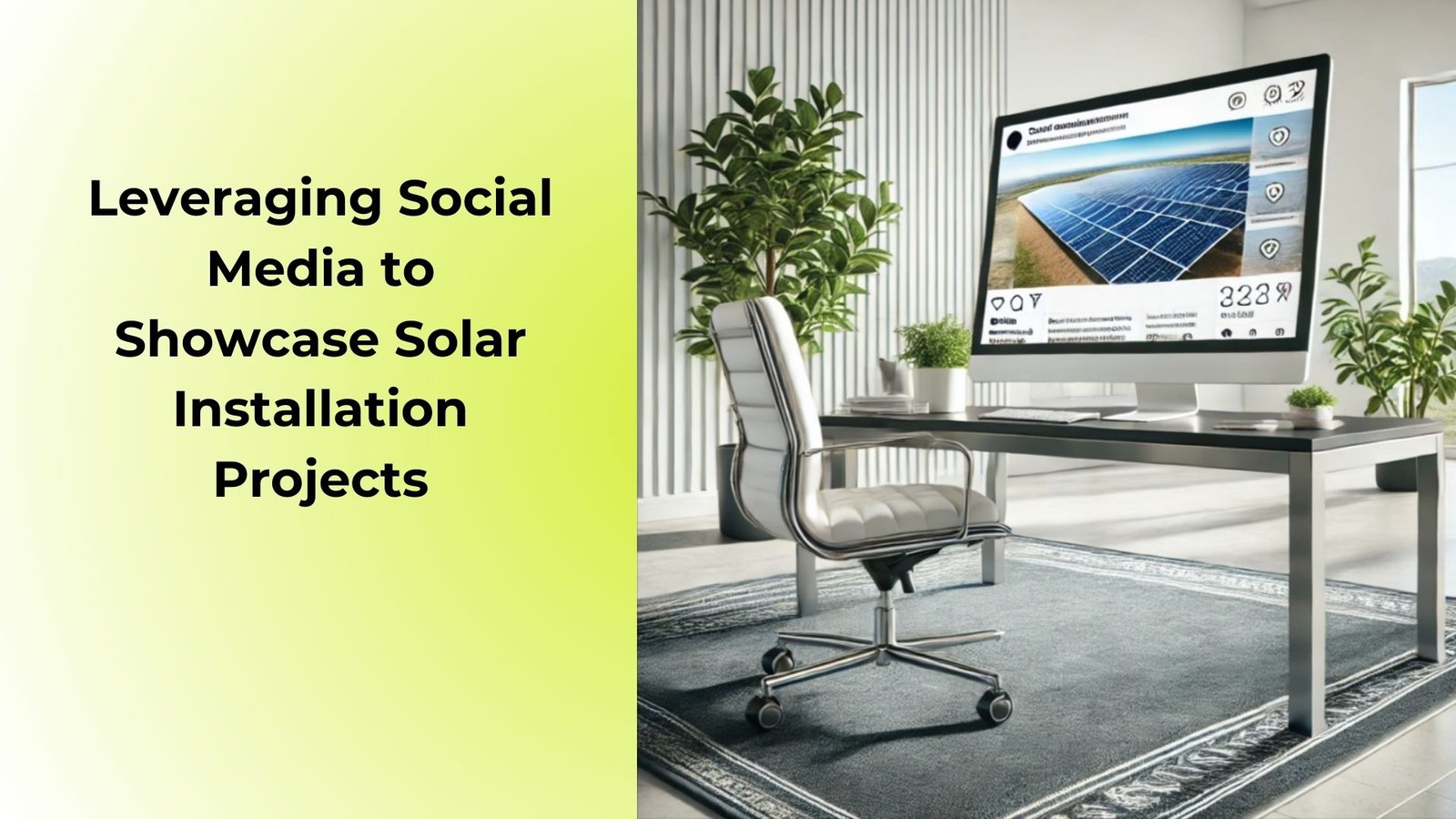 Leveraging Social Media to Showcase Solar Installation Projects
