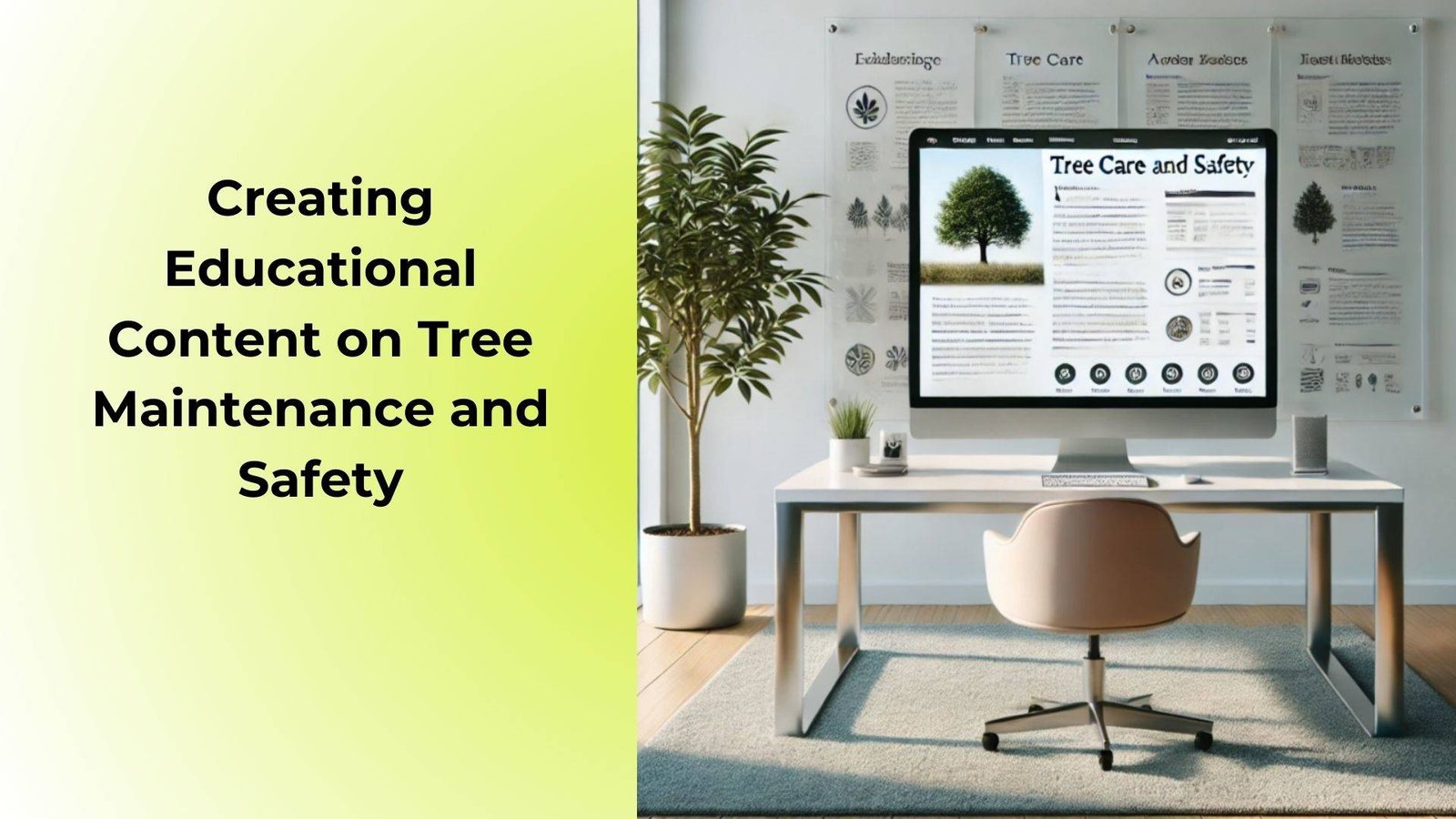 Creating Educational Content on Tree Maintenance and Safety