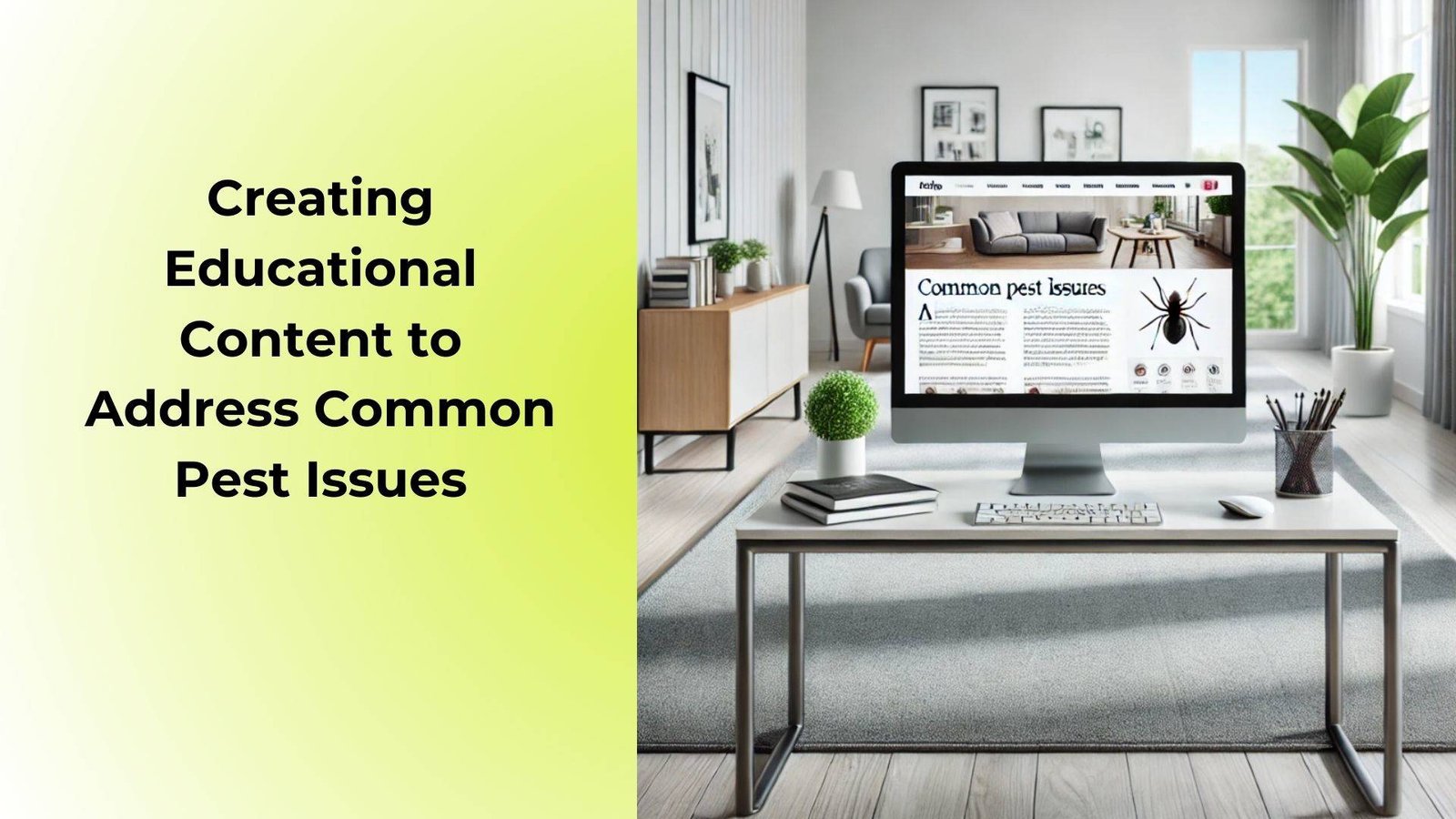 Creating Educational Content to Address Common Pest Issues