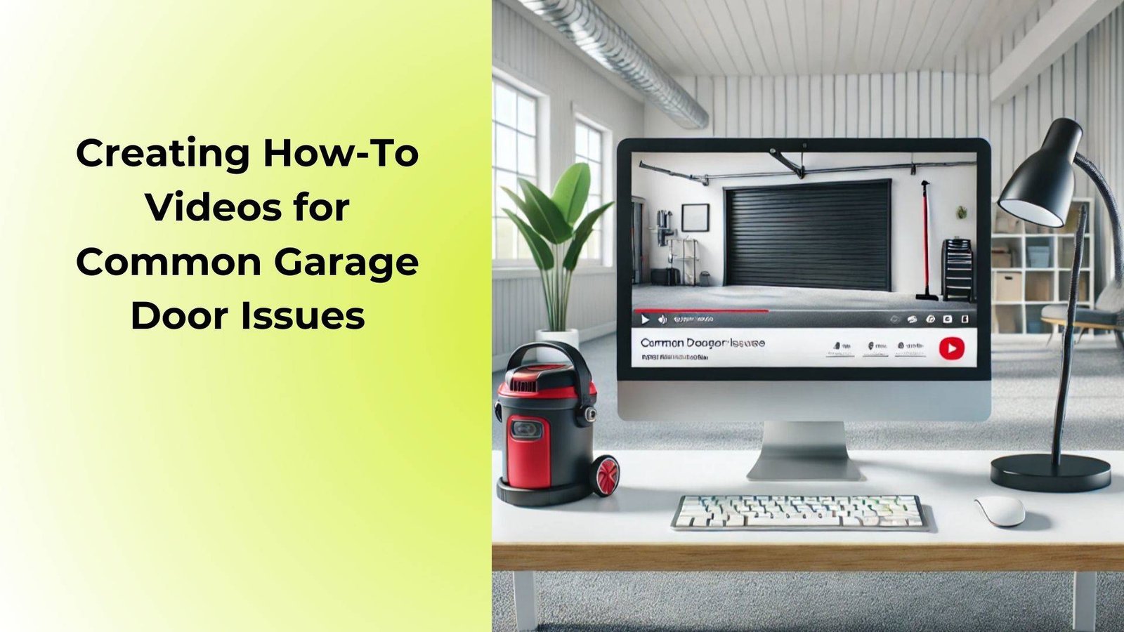 Creating How To Videos for Common Garage Door Issues