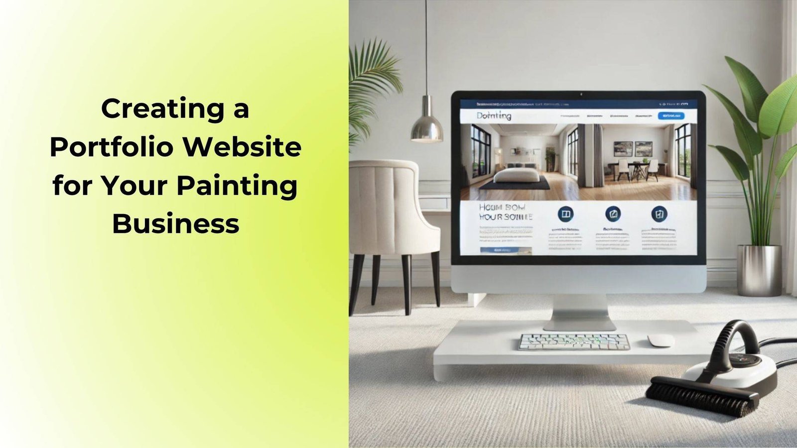 Creating a Portfolio Website for Your Painting Business