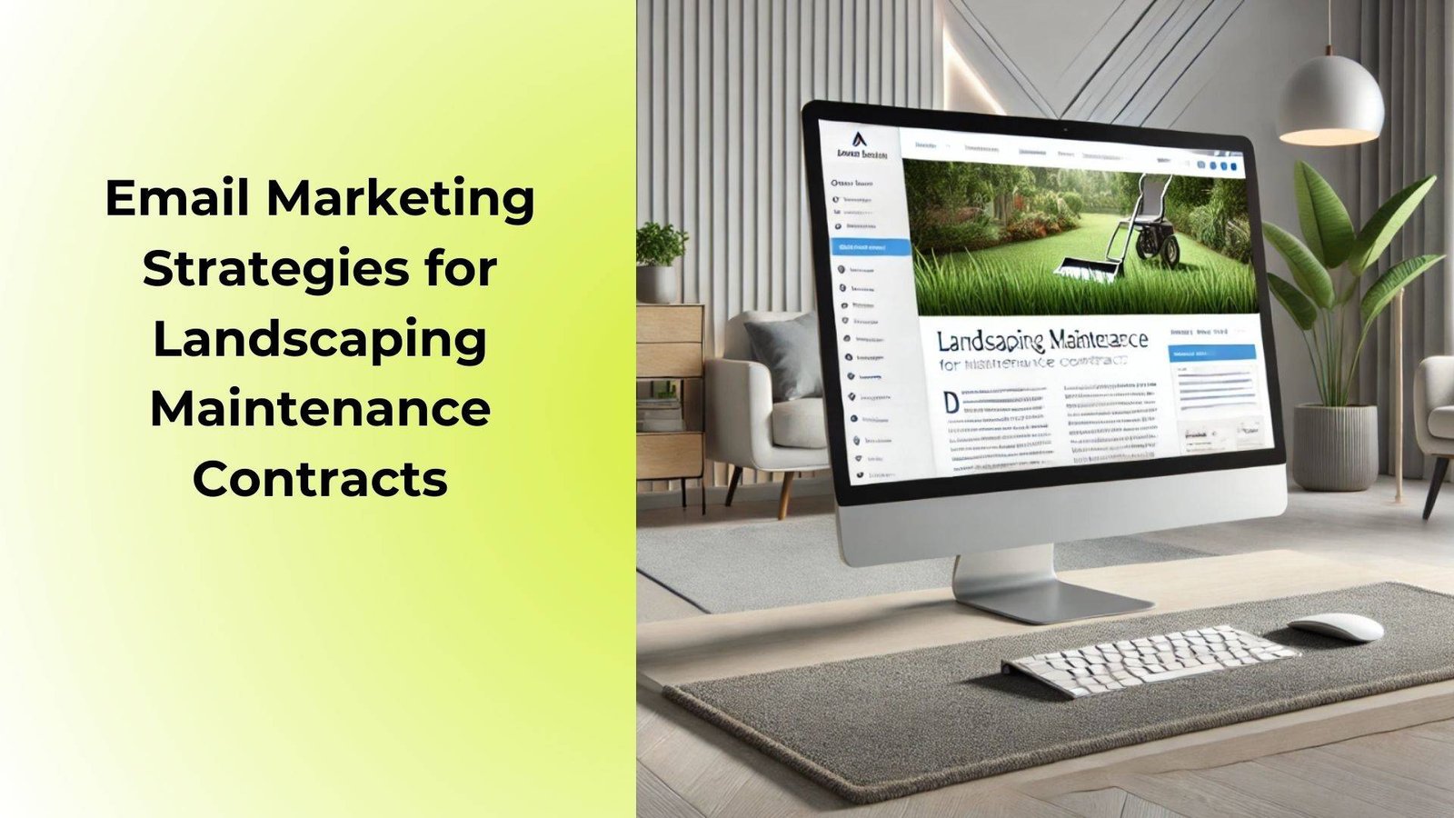 Email Marketing Strategies for Landscaping Maintenance Contracts