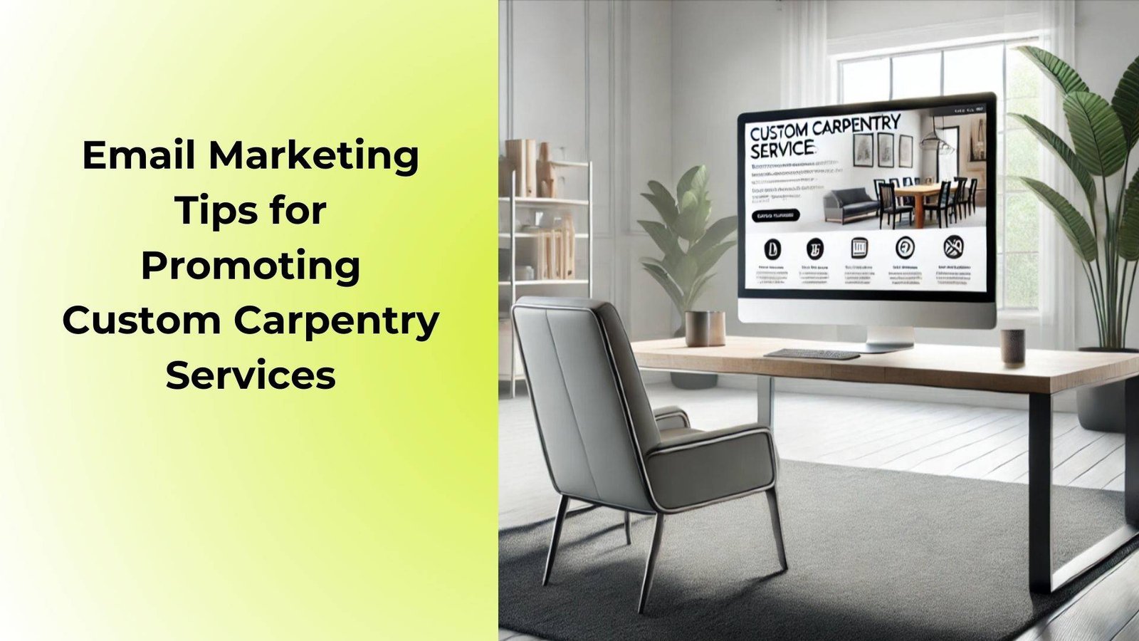 Email Marketing Tips for Promoting Custom Carpentry Services