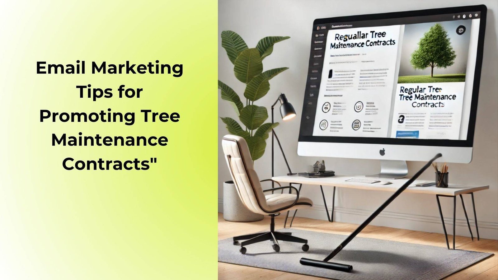 Email Marketing Tips for Promoting Tree Maintenance Contracts