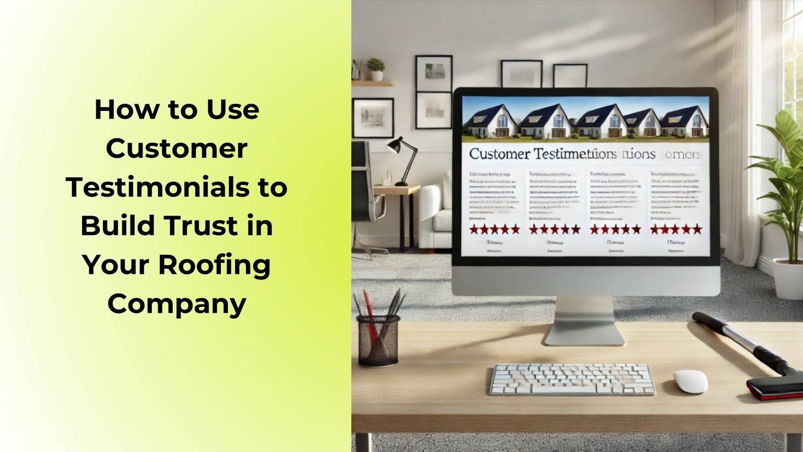 How to Use Customer Testimonials to Build Trust in Your Roofing Company