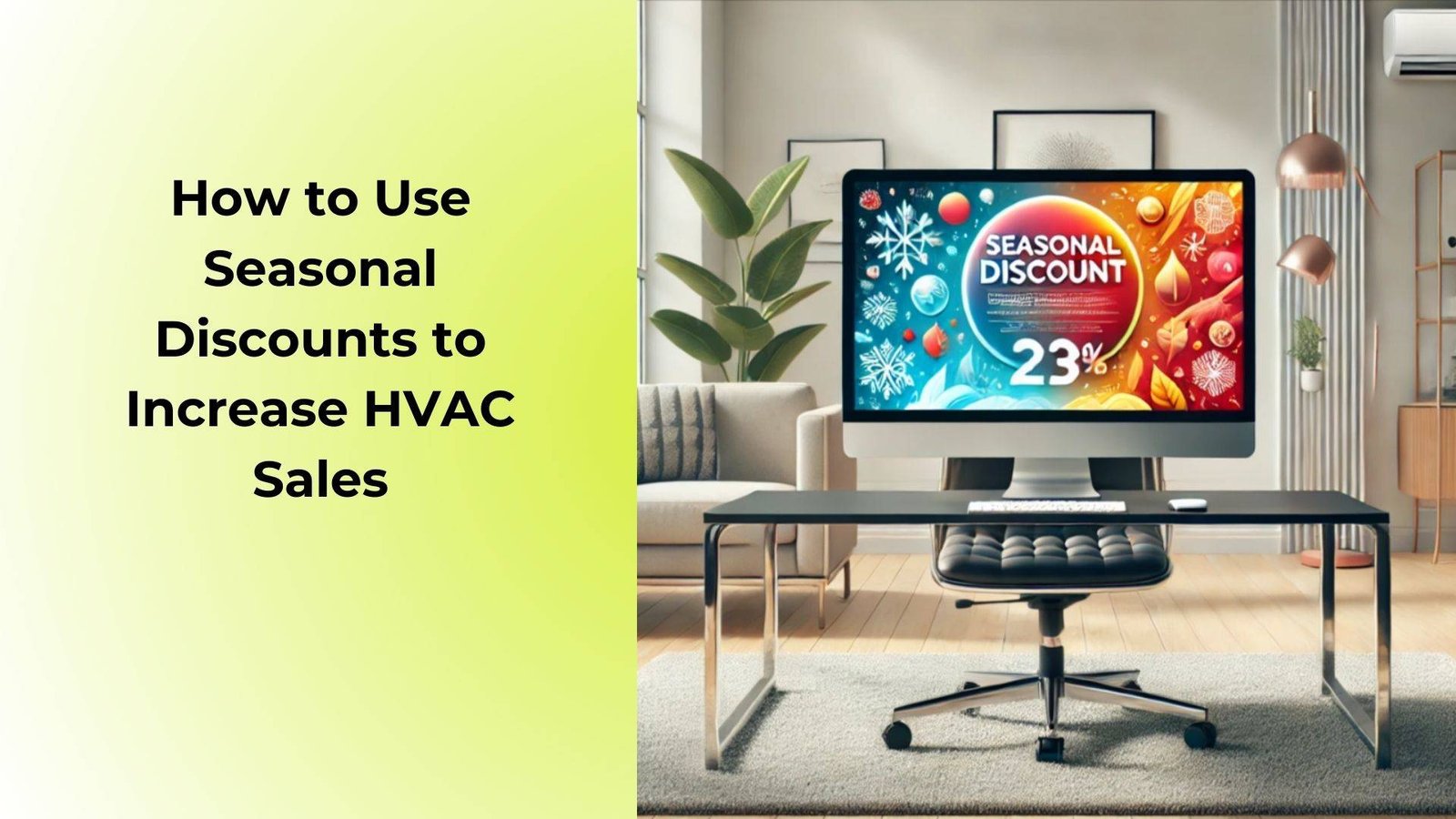 How to Use Seasonal Discounts to Increase HVAC Sales