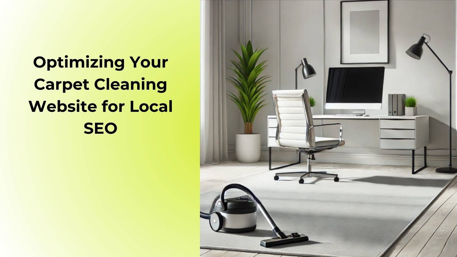 Optimizing Your Carpet Cleaning Website for Local SEO