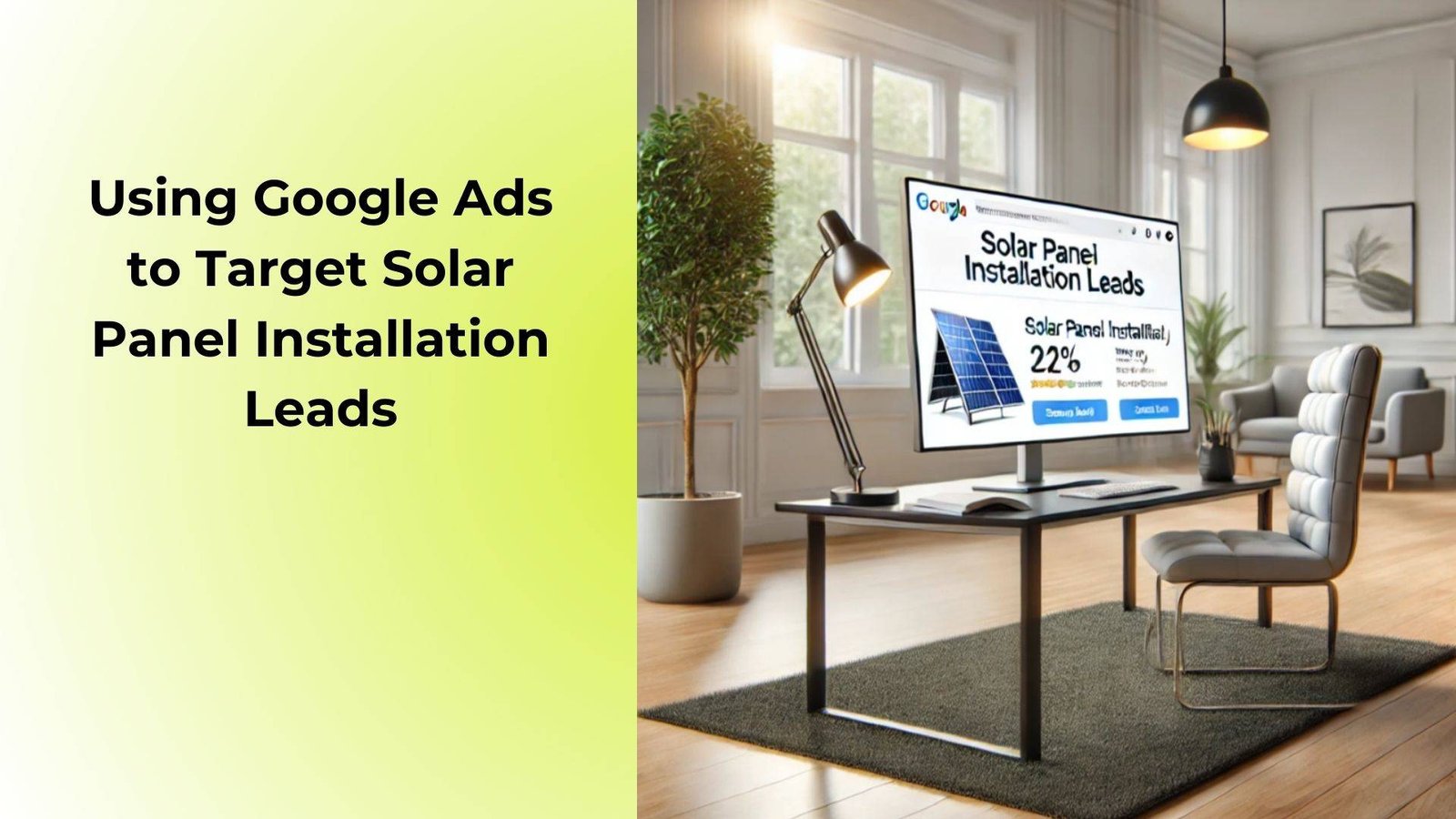 Using Google Ads to Target Solar Panel Installation Leads