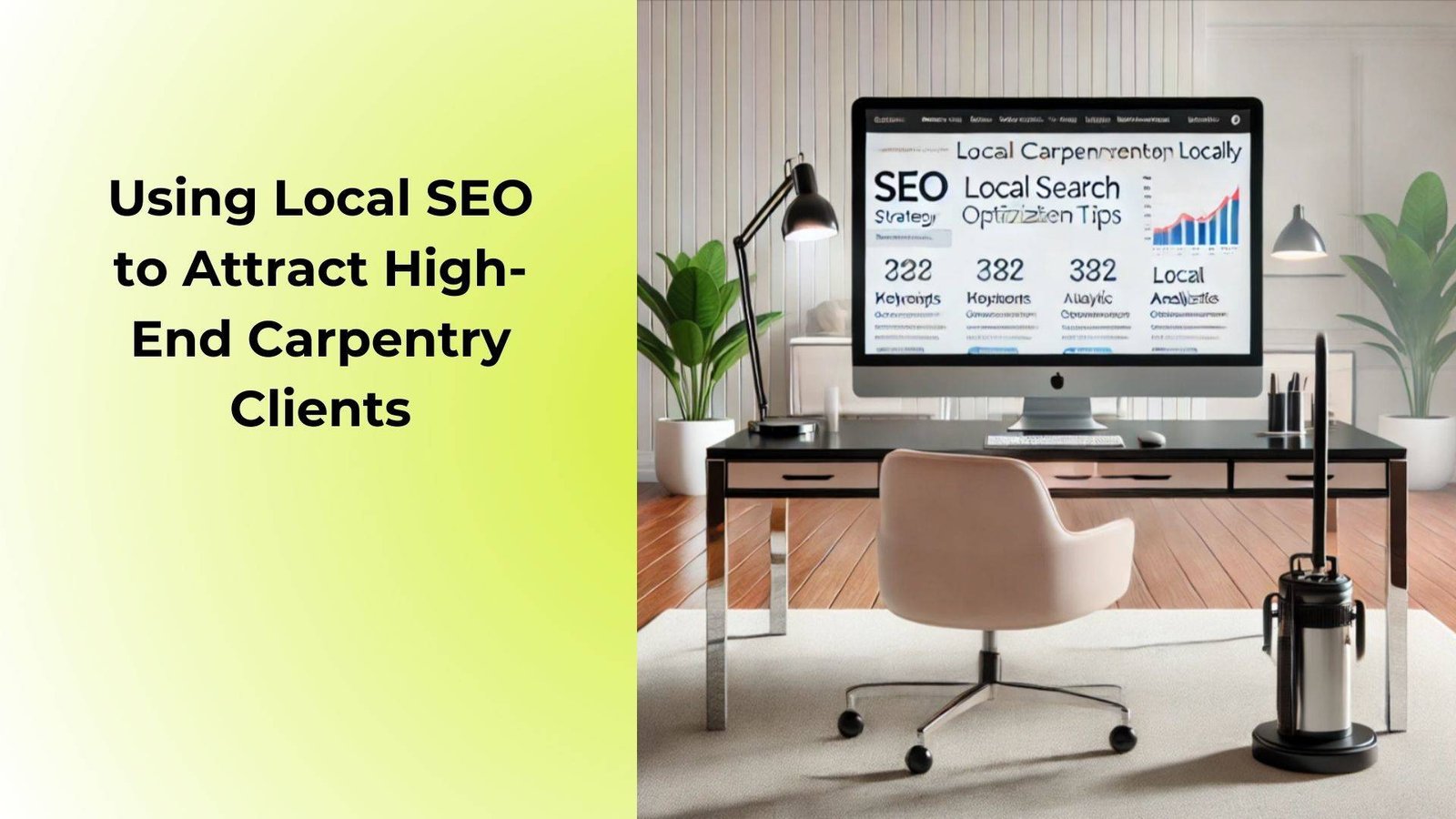 Using Local SEO to Attract High End Carpentry Clients