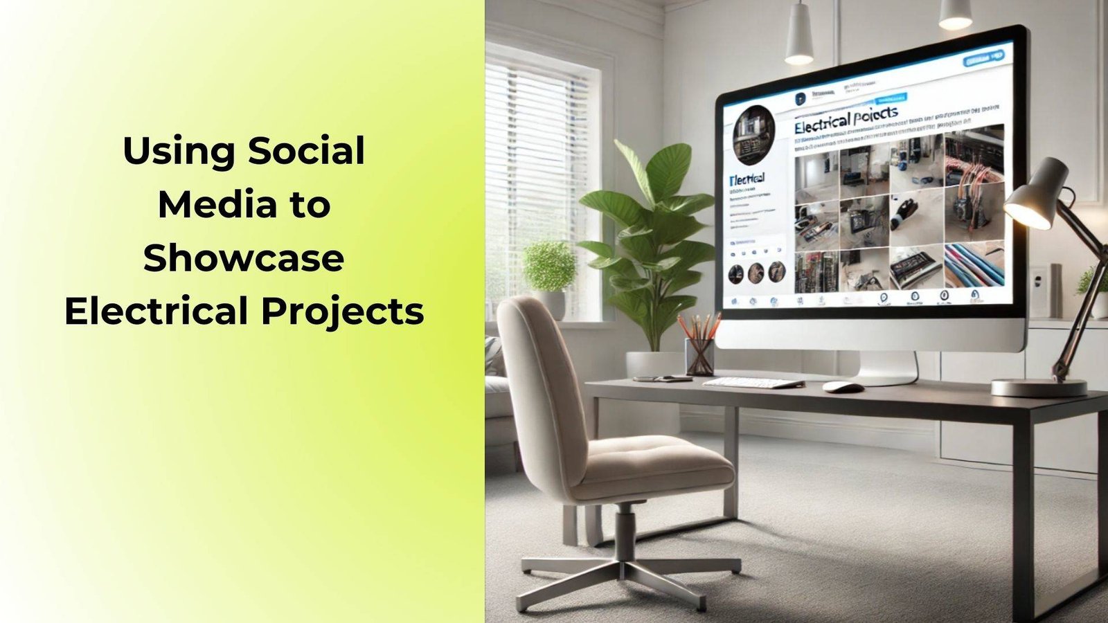 Using Social Media to Showcase Electrical Projects